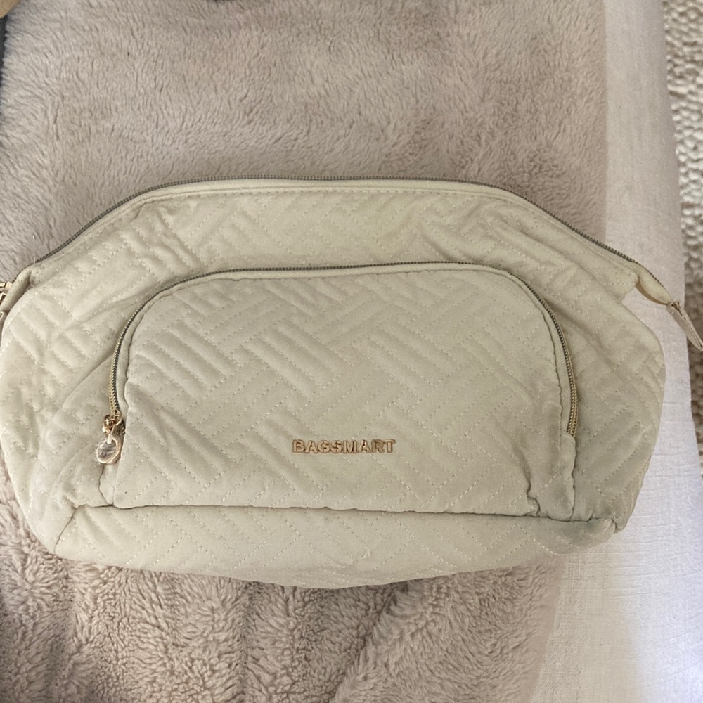 Bagsmart Cream Quilted Women's Bag